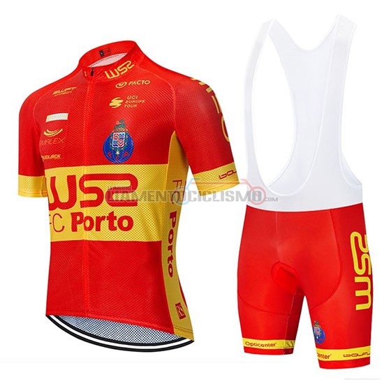 Abbigliamento Ciclismo W52-FC Porto Manica Corta 2020 Rosso Giallo